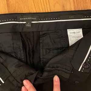 Banana Republic Black Sloan Pants size 4